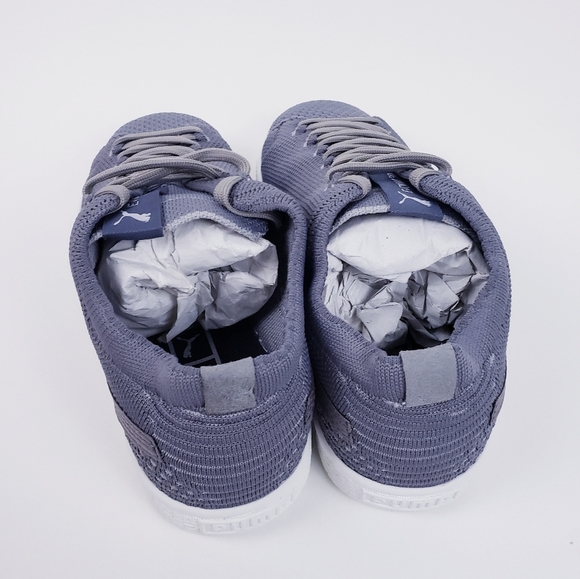 PUMA Ignite Limitless Sr Evoknit Sneaker Whisper White Youth  Puma boys basket evoknit Sneakers